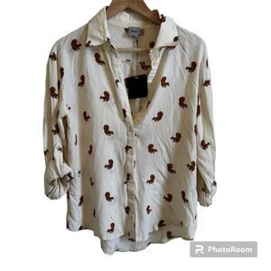ASOS women’s‎ blouse size 4 button down NWT